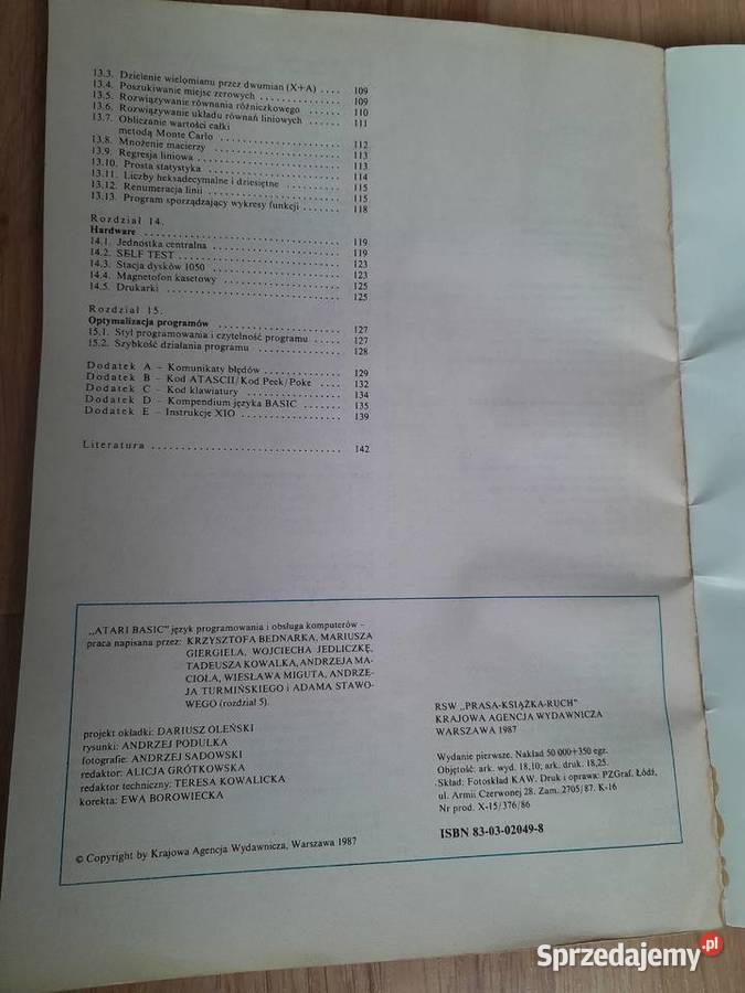 Atari Basic podręcznik programowania Polkowice