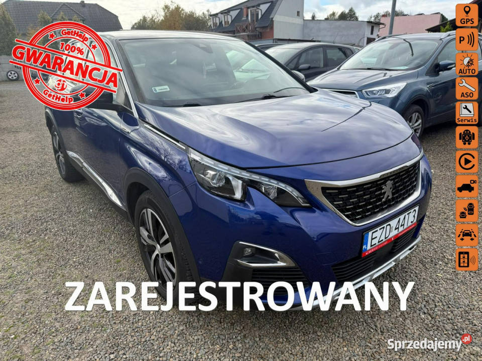 Peugeot 3008 GTline navi gwarancja 80 II 2016 Zbąszyń