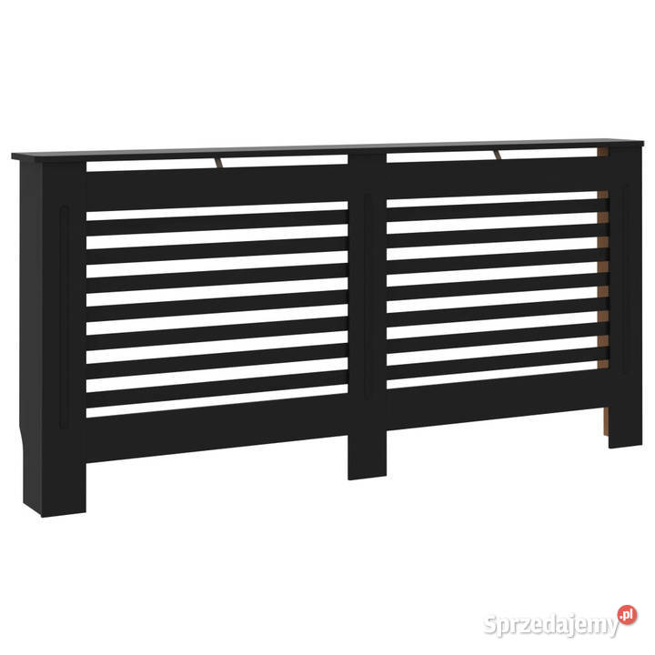 Osłona na kaloryfer czarna 172x19x815 MDF Warszawa