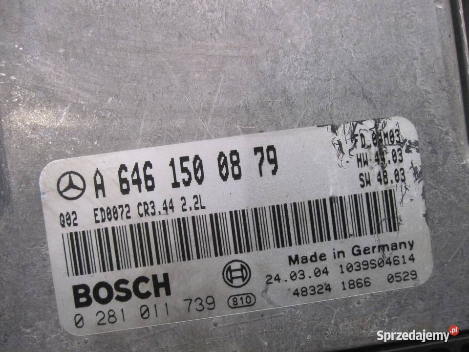 MERCEDES W203 22 CDI komputer sterownik silnika Komputery Części samochodowe Kielce