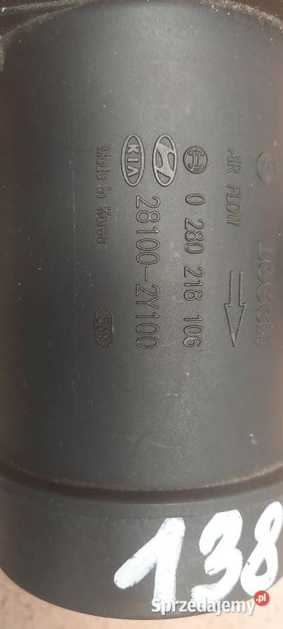 Przepływomierz KIA CARENS 0280218106 281002Y100 Szczecin
