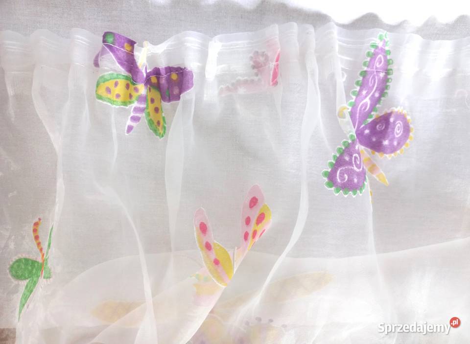 FIRANKA dziewczęca Motyle 265x203h stan Białystok