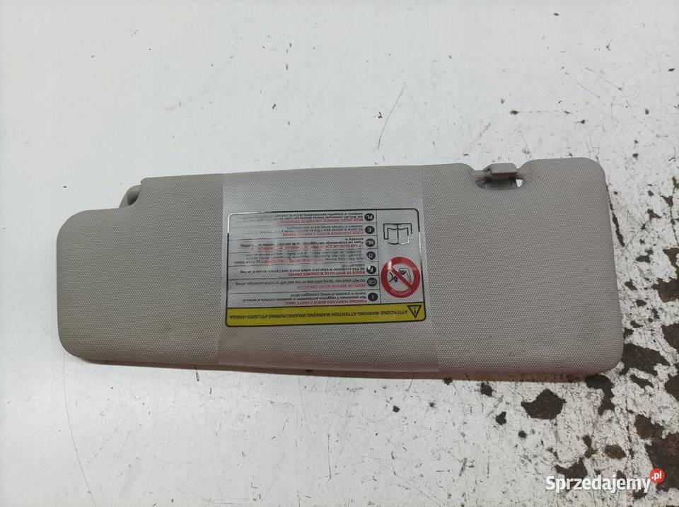 DASZKI PRZECIWSŁONECZNE PRAWY PASAŻERA OSŁONA sprzedam