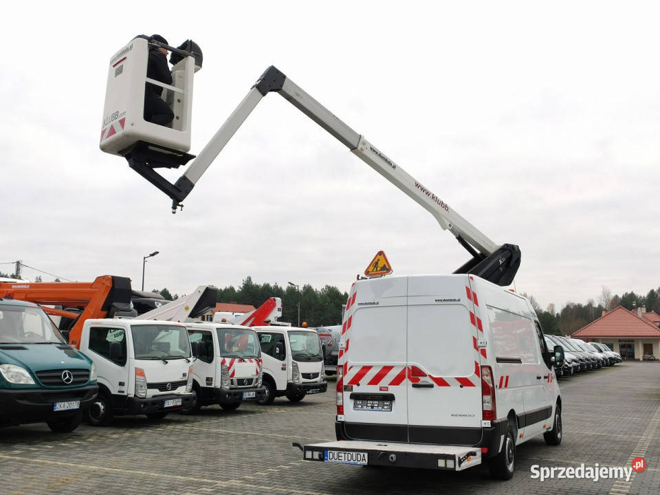 Renault Master Zwyżka Podnośnik Koszowy KAT B Do biały Widełki