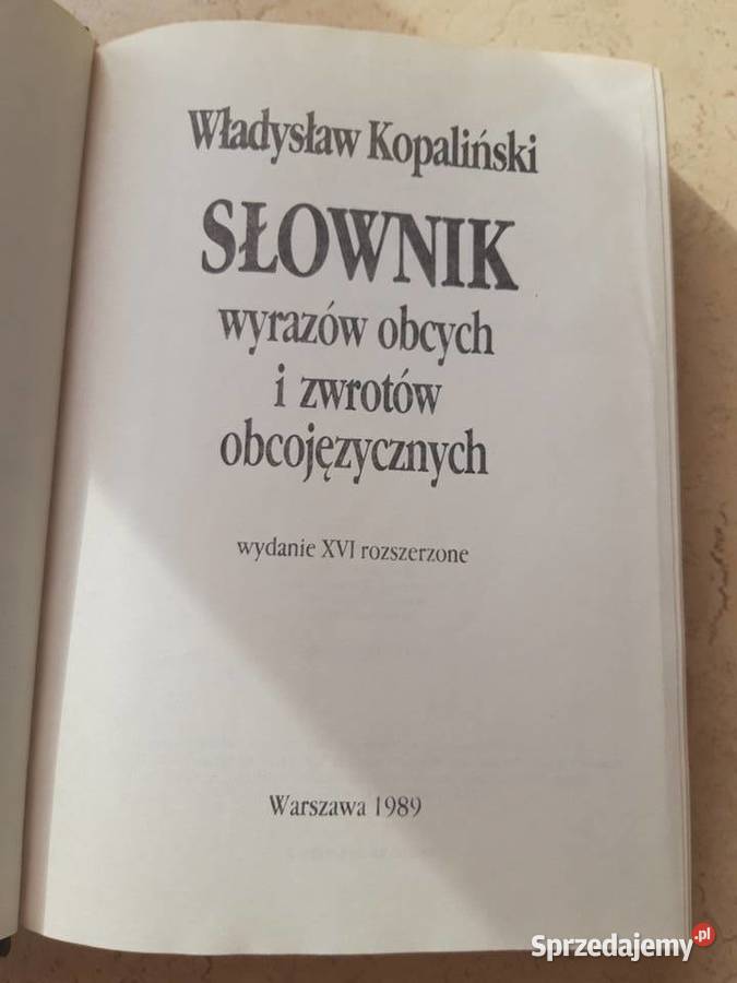 Słownik wyrazów obcych i zwrotów obcojęzycznych Bielsko-Biała sprzedam