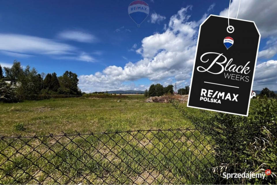 BLACK WEEKS Żywiec przestronna działka budowlana śląskie