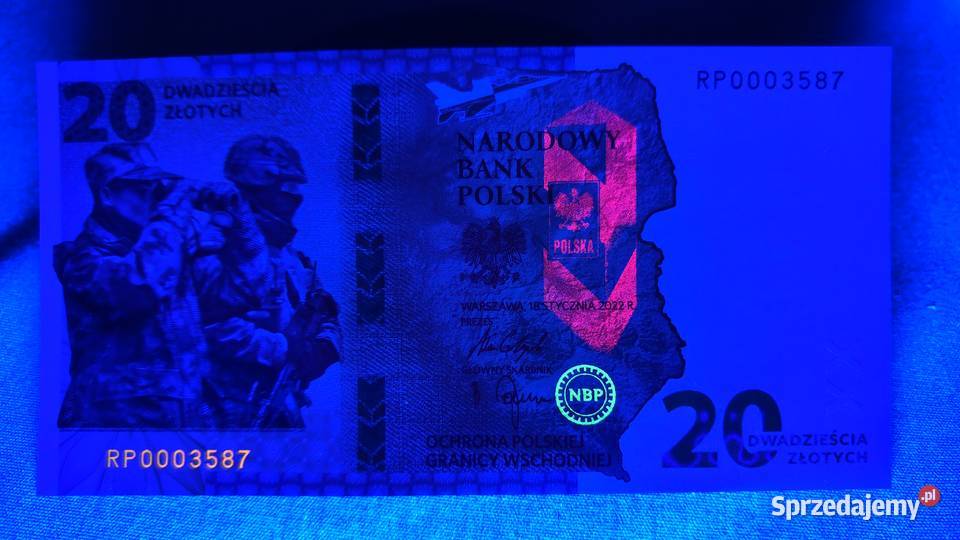 50 sztuk banknot kolekcjonerski Ochrona granicy Dębica