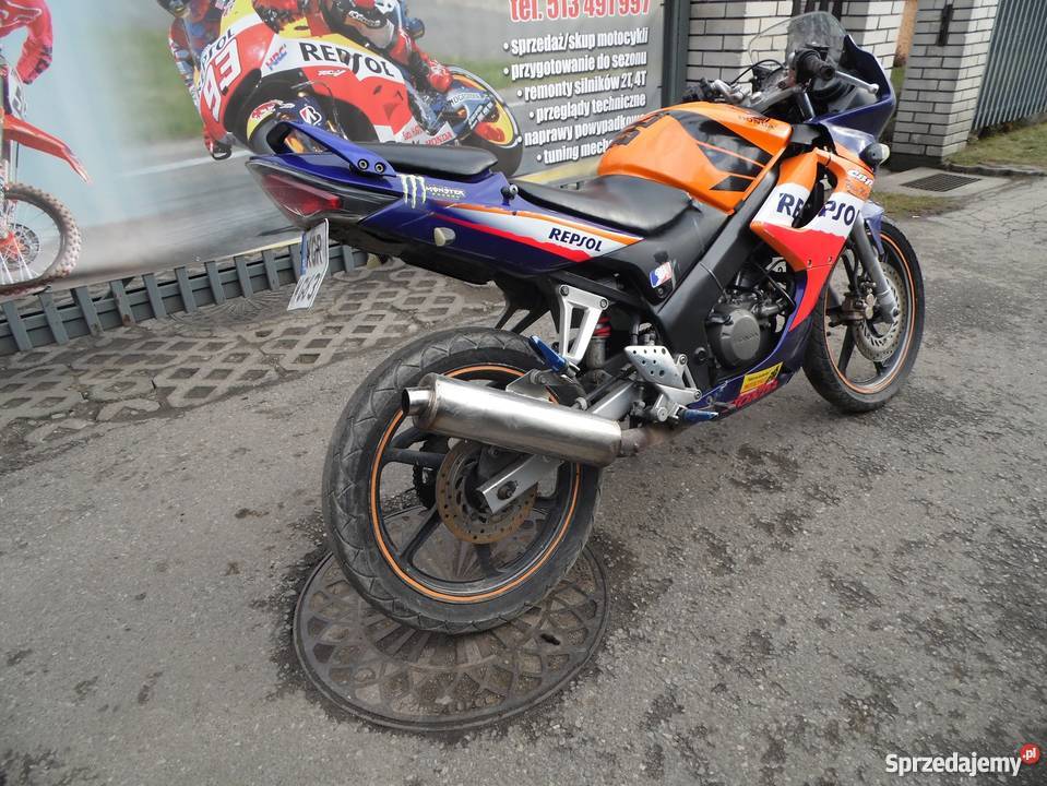 Honda cbr 125 Repsol 2006 Zarejestrowana cbf ybr Motocykle i skutery śląskie Rybarzowice