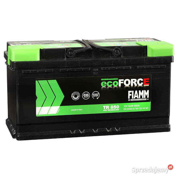 Akumulator 95AH Fiamm ECOFORCE AFB osobowe Układ elektryczny, zapłon Pabianice