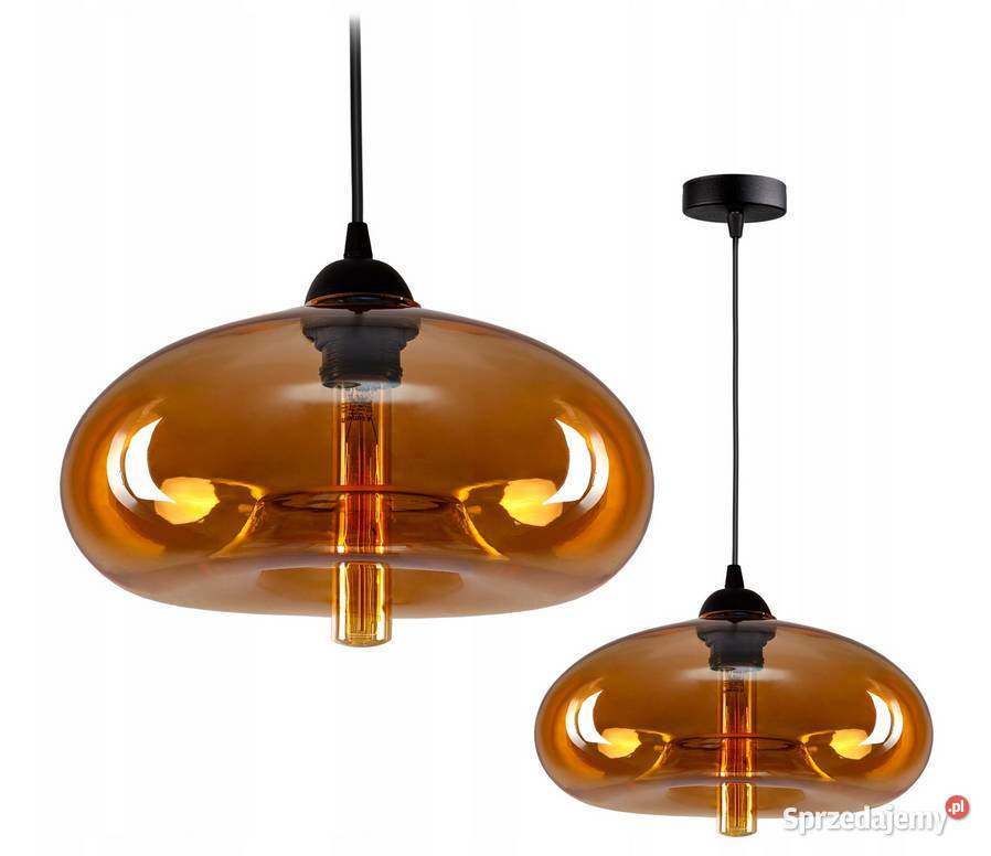 LAMPA WISZĄCA SUFITOWA ŻYRANDOL Szklana Kolory Choroszcz