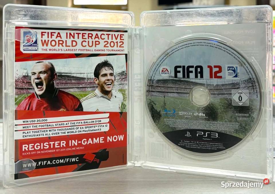 Gra 3 Fifa 12 Sony Playstation 3 warmińsko-mazurskie Elbląg