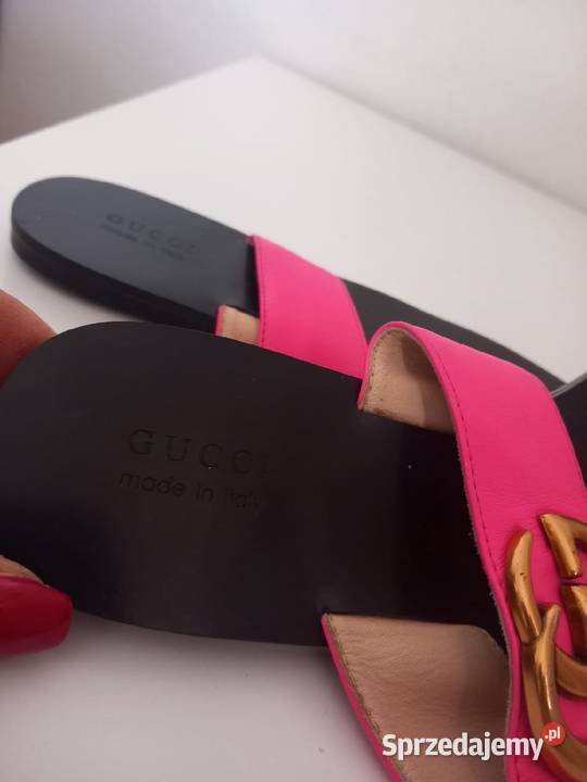 Gucci damskie sandały lav bugle 38 rozmiar sprzedam