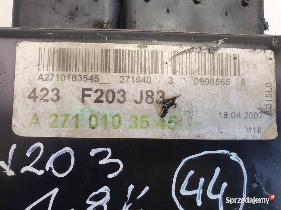 Mercedes W203 18 K STEROWNIK SILNIKA A2711535391 Komputery Janów sprzedam
