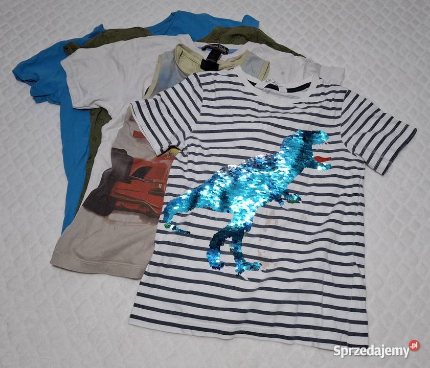 Koszulki Tshirt podkoszulki chłopięce 110116 122 Czeladź