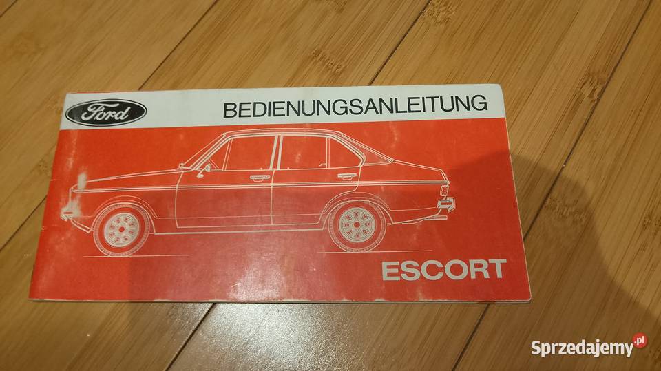 Ford Eskort II instrukcja książka serwisowa mapa Antykwariat Pabianice