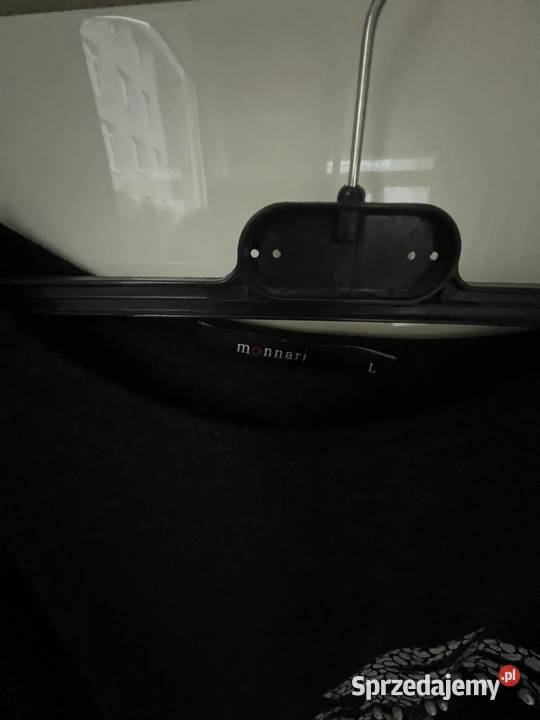 Super czarny sweterek z wzorem Monnari L Gdańsk