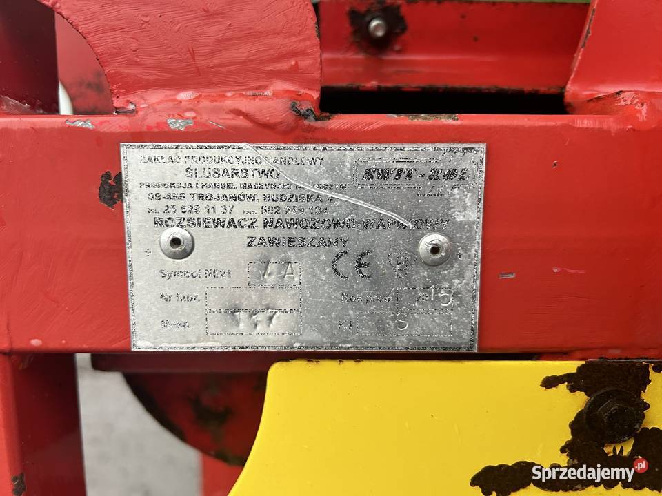 Rozsiewacz taśmowy Motyl Kłos 600 posypywarka Nowy Sącz