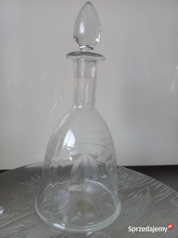 Karafka Dzwon vintage Porcelana i szkło Toruń