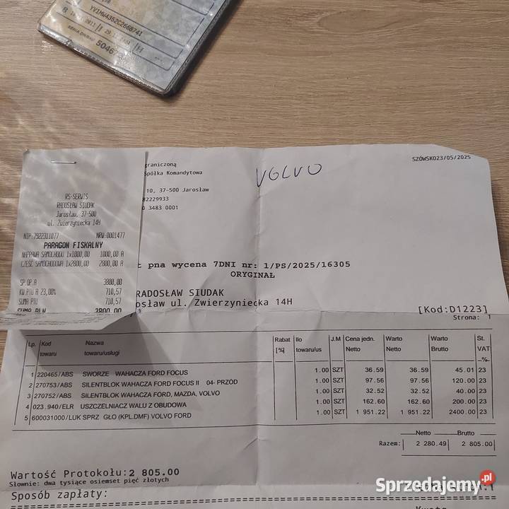 Sprzedam volvo v50 Jarosław