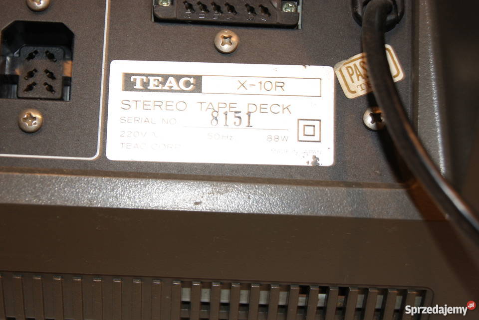 Magnetofon szpulowy Teac X10R Auto Revers Magnetofony lubuskie