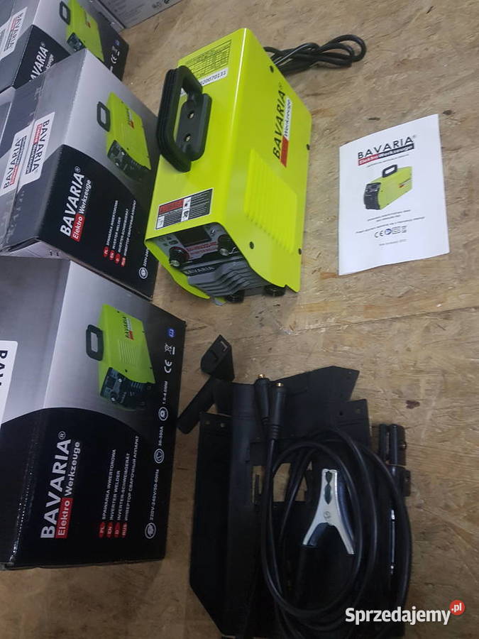 SPAWARKA INWERTOROWA MMA BAVARIA IGBT 300A LCD Elektryczne