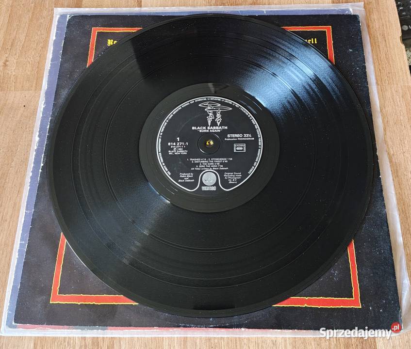 Black Sabbath Born Again 1983 Winyl LP Vertigo Ochojno