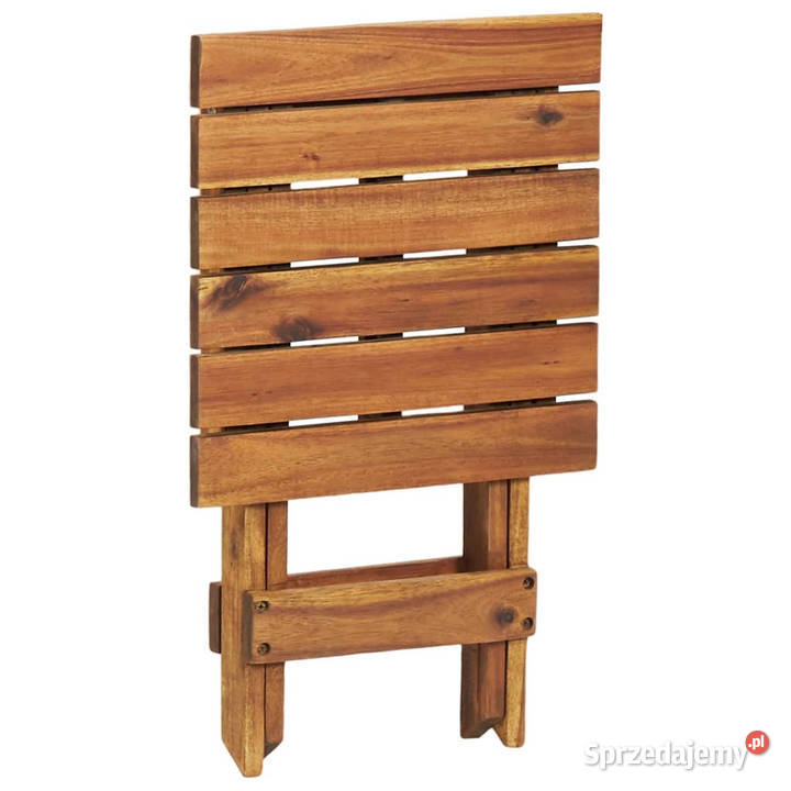 Stojak na kwiaty 30x30x38 lite drewno akacjowe sprzedam