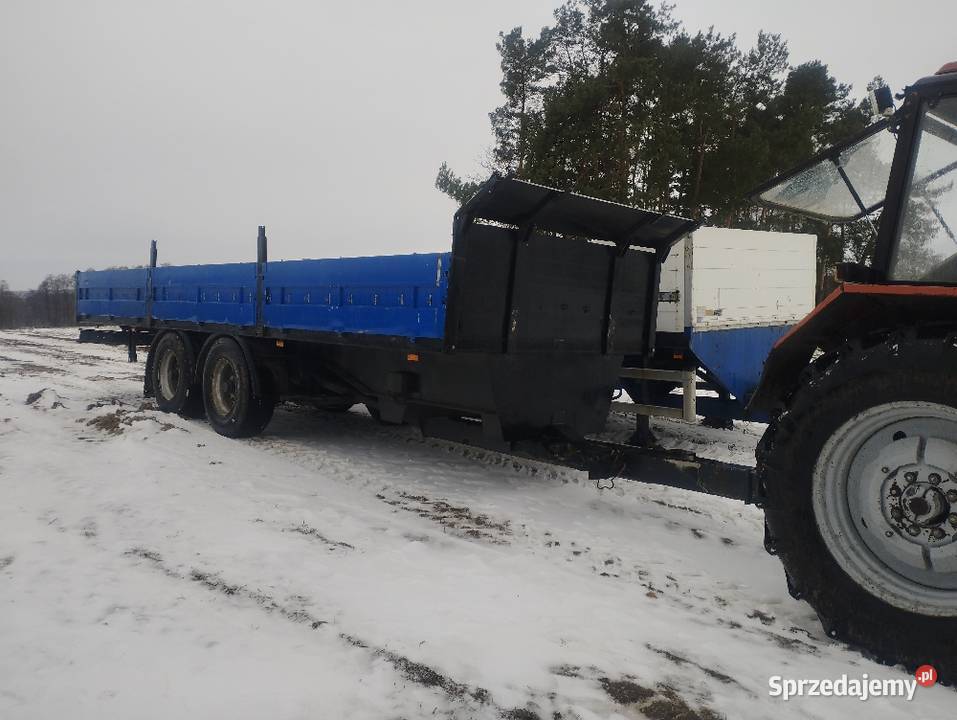 Przyczepa tandem ciężarowa podwozie do słomy Złochowice