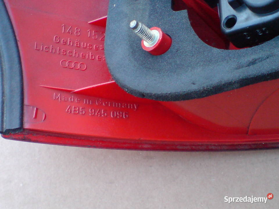 Lampa tył prawa Audi A6 C5 Sedan Koszalin sprzedam