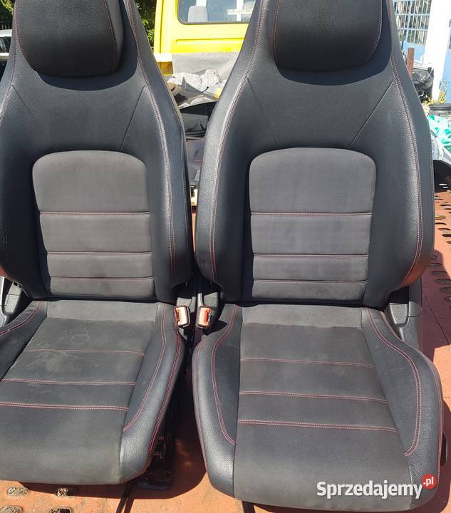 FOTEL Fotele Skóra MERCEDES CKLASA W204 Lift Radom