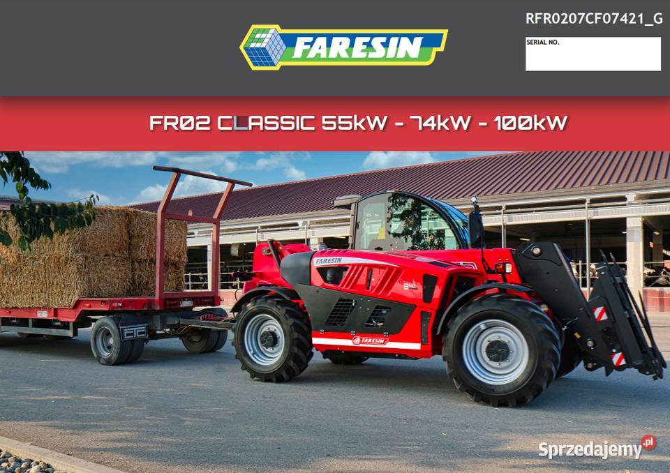 Katalog części Faresin FR02 classic 55 74 100 Zduńska Wola