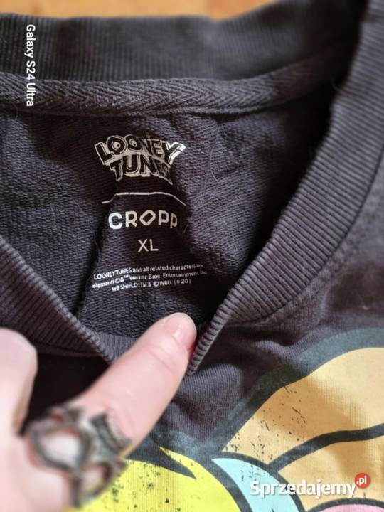 Świetna damska tunika size XL szary/srebrny Żory