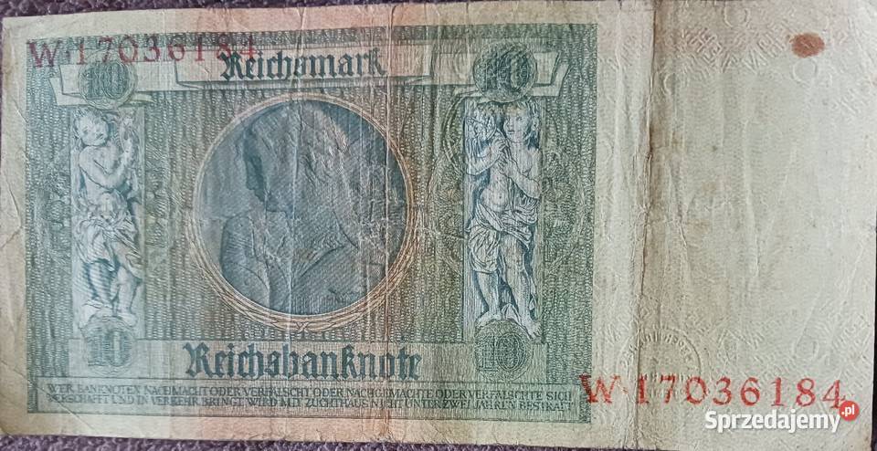 10 Marek Niemcy 1929 r seria W Konin