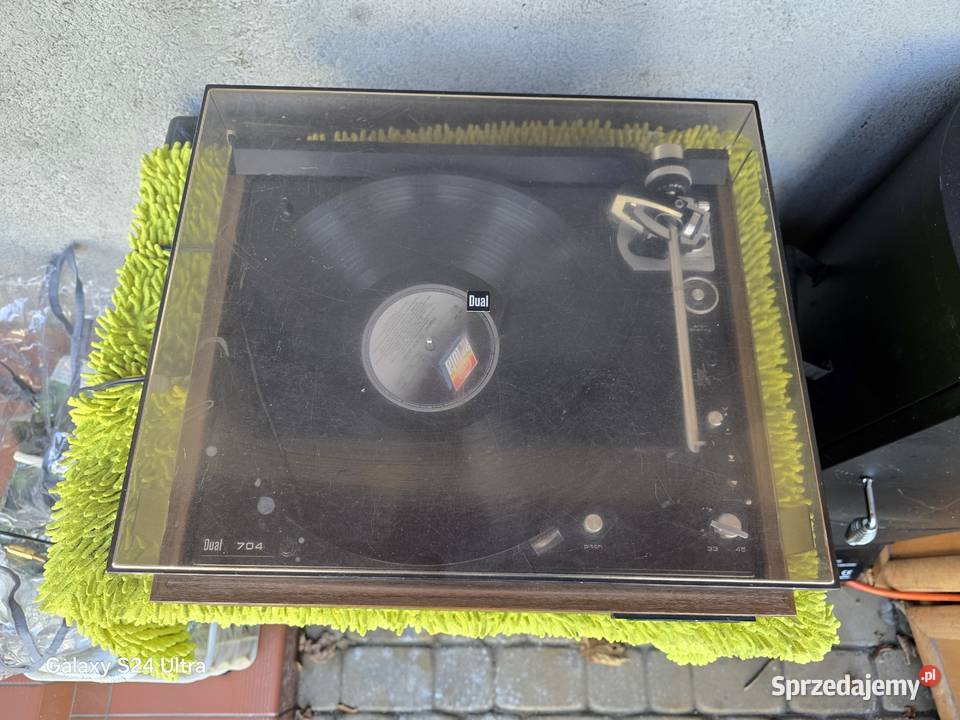rewelacyjny gramofon dual 704 shure vintage Chełm Śląski
