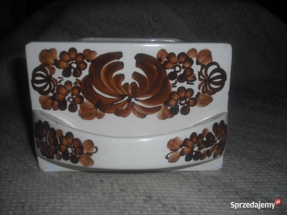 Ceramika Włocławek ręcznie malowana Ceramika i szkło mazowieckie