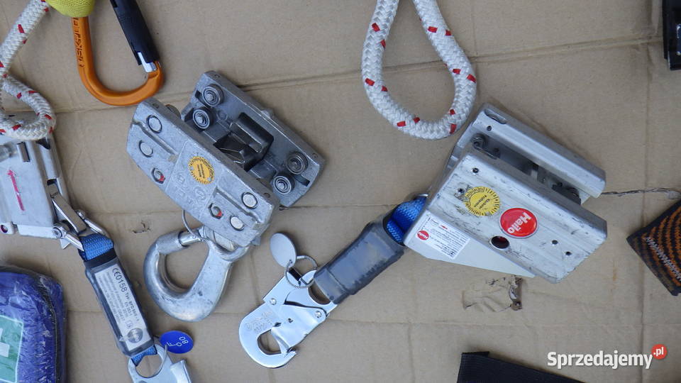 Uprząż Zestaw Sprzęt wspinaczkowy Komplet Dębica