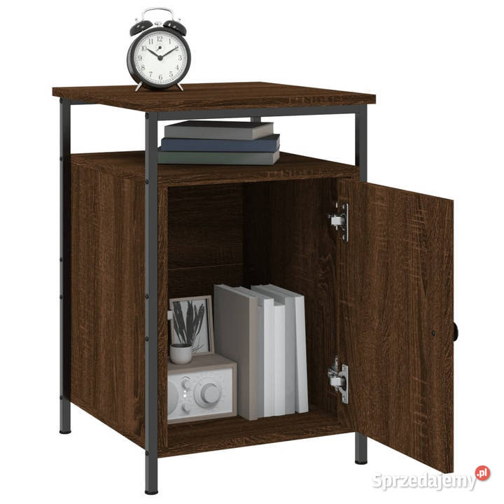 Szafka nocna brązowy dąb 40x42x60 materiał