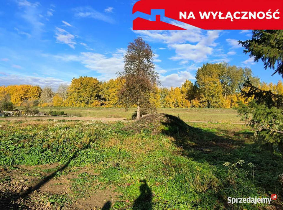 Na sprzedaż działka Wisłą Nowopole asfalt Sprzedaż małopolskie