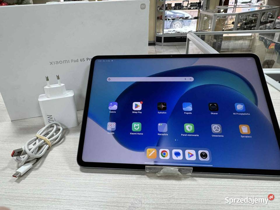Tablet Xiaomi Pad 6S Pro 124 8 GB 256 GB szary Tablety i palmtopy Elbląg