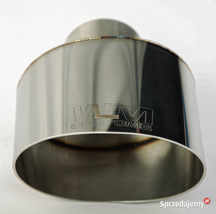 Końcówka wydechu tłumika owal stal nierdzewna osobowe Hecznarowice