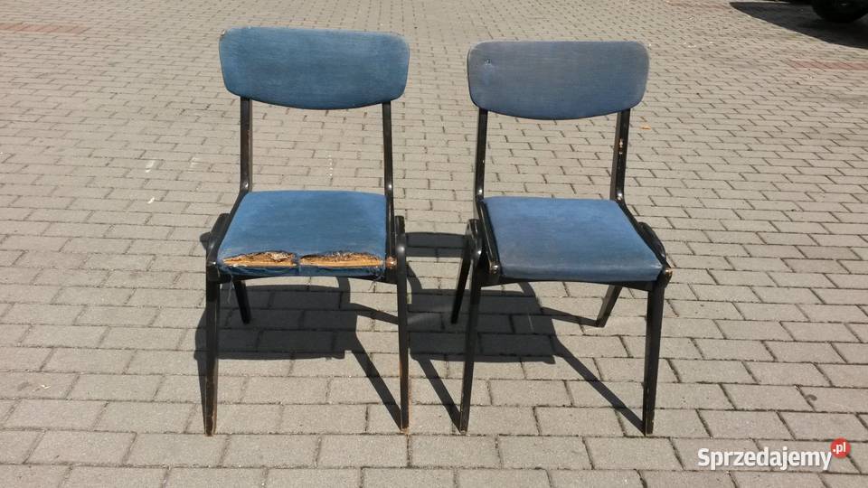 Krzesło w typie Bumerang model Lębork PRL design Gdynia