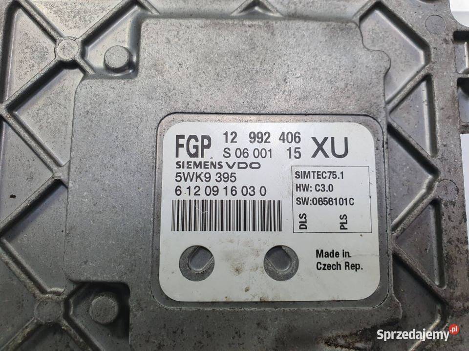 KOMPUTER OPEL ASTRA H III 12992406 Lipno