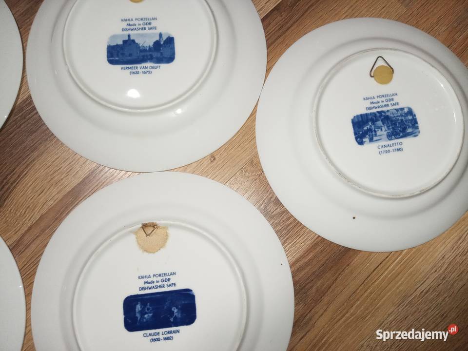 Talerze Kolekcjonerskie Kahla wielkopolskie Promnice