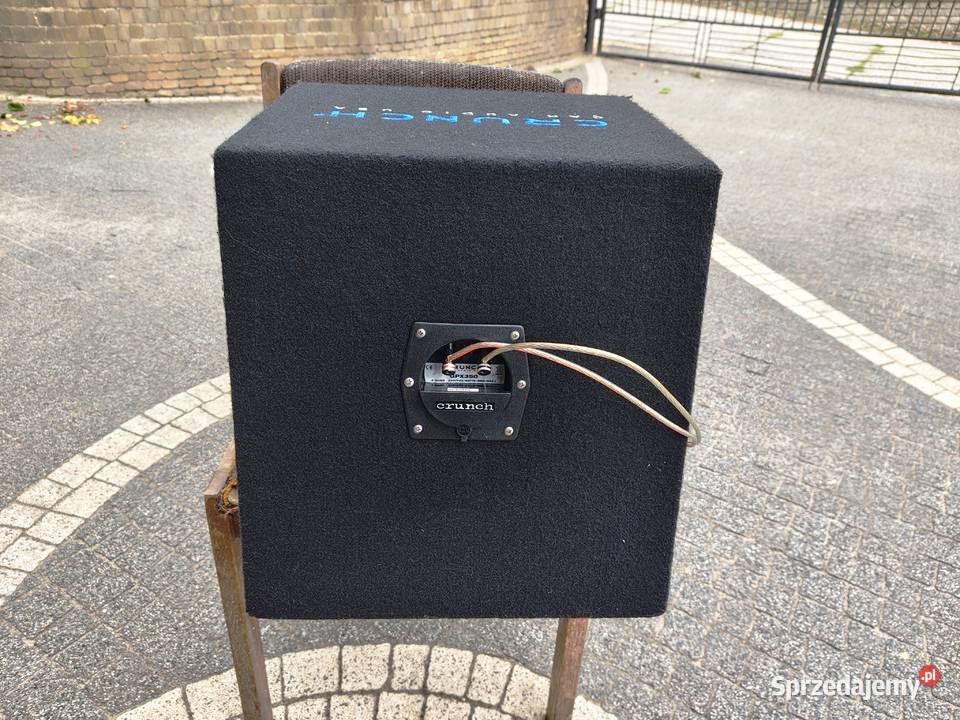 Skrzynia tuba subwoofer basowa bassowa Crunch skrzynie basowe i tuby Niegowonice
