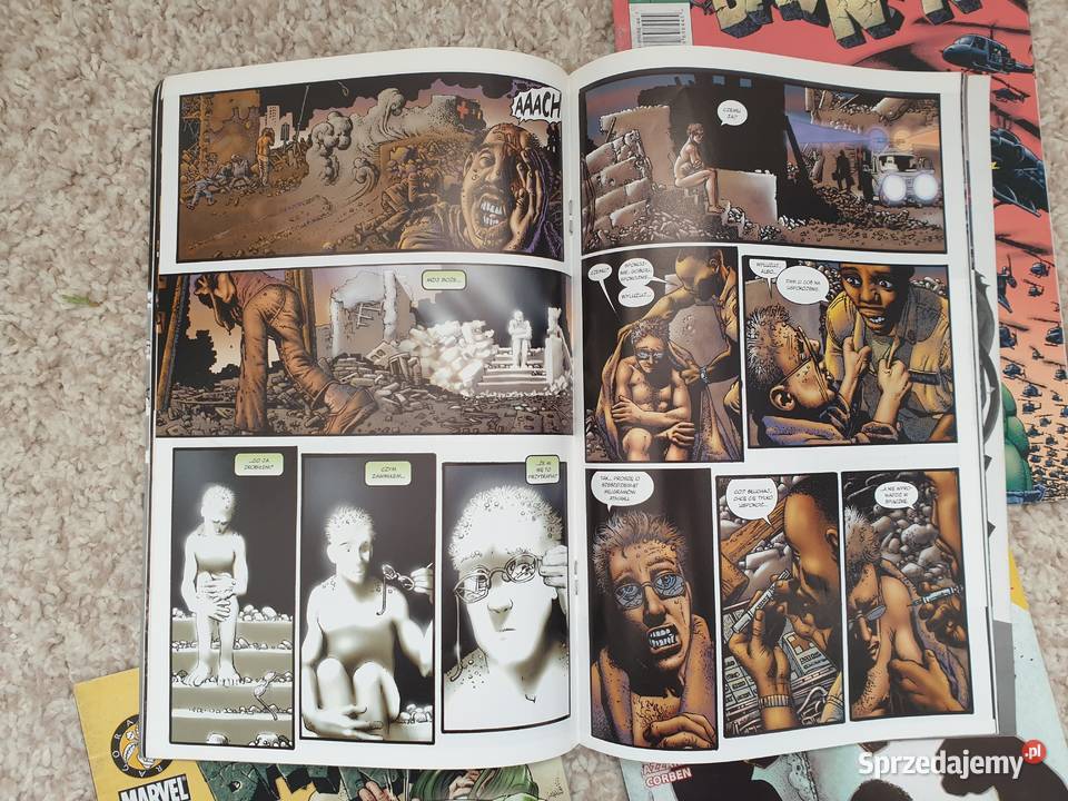 Banner zestaw 4 komiksów Mandragora 2005 Superbohaterowie pomorskie