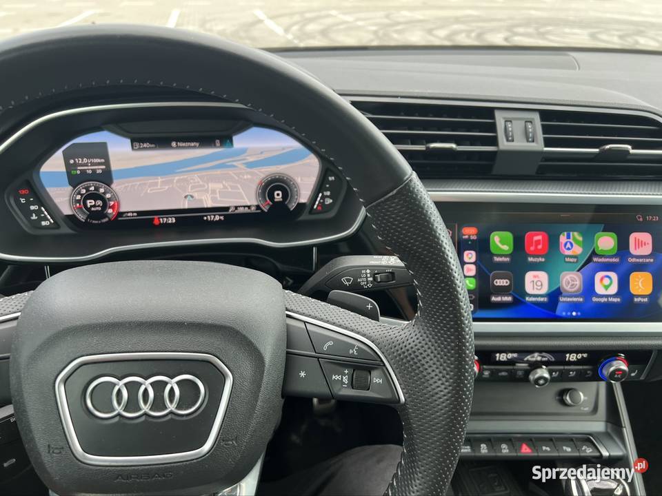 Audi Q3 Sline 20 TFSI Quattro BO Kamera 360 łopatki zmiany biegów Bydgoszcz