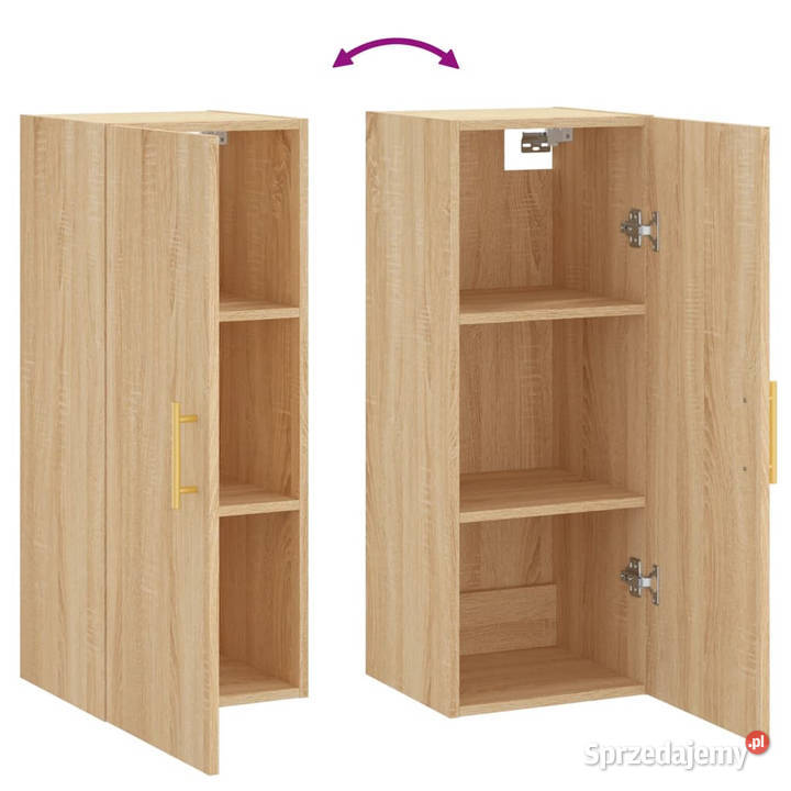 Szafka wisząca dąb sonoma 345x34x90 WM828847 mazowieckie Warszawa