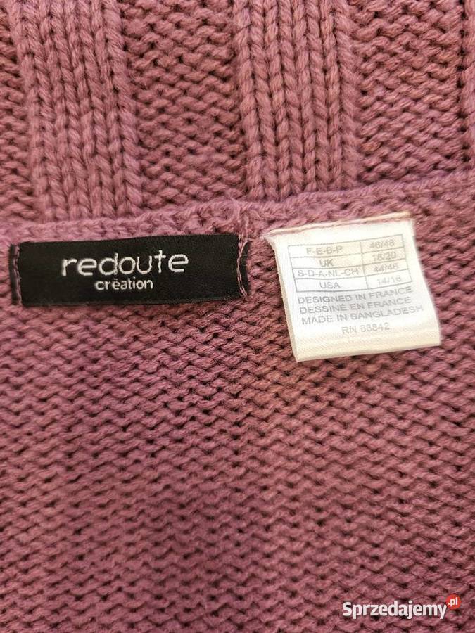 Sweter Damski La Redoute 4648 Lawendowy Rozpinane  Nowa Ruda
