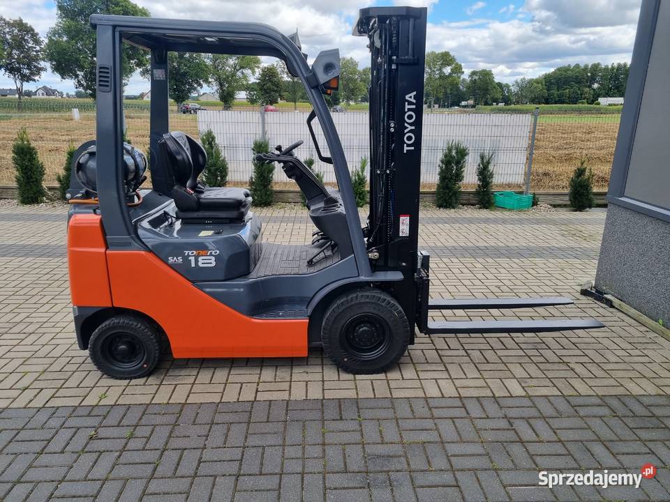 Wózek widłowy 8FGF18 Toyota 2015r 47m triplex 4 Siedlce