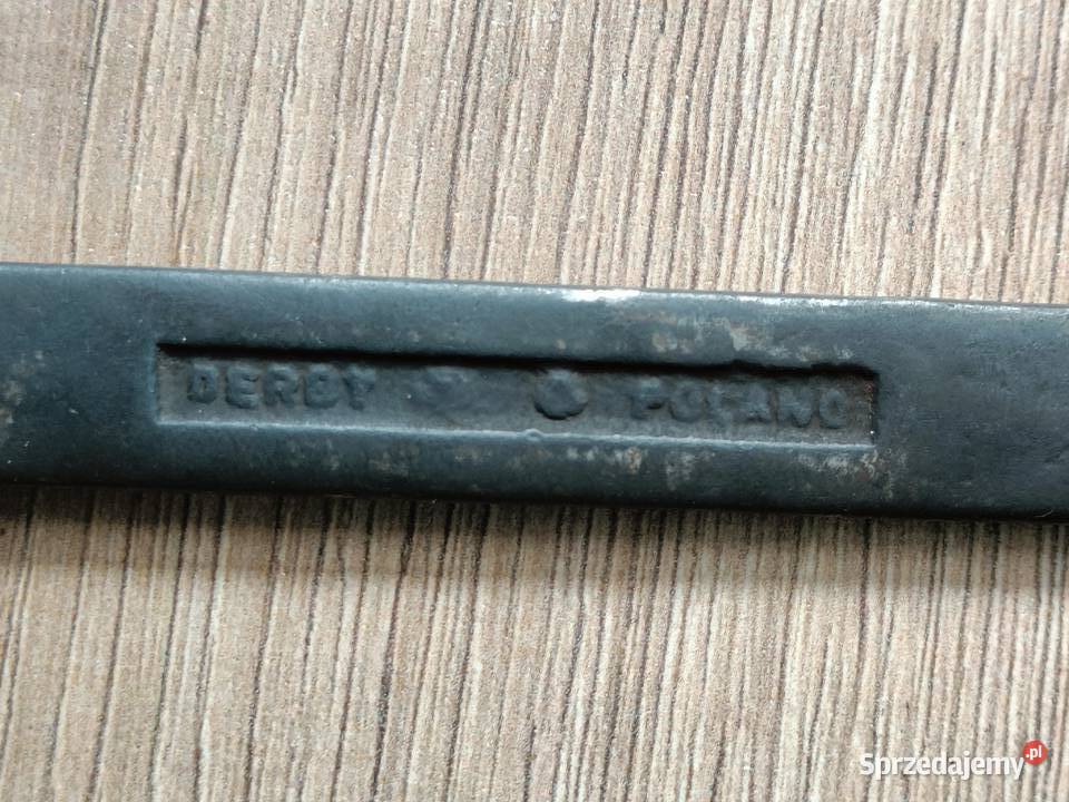 PRL nowy klucz płaski 1819 made in Poland DERBY lubelskie